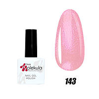 Гель-лак для ногтей Molekula №143 Розовый с мерцанием 11 мл