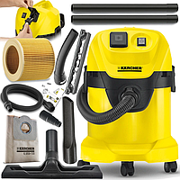 Профессиональный, строительный, промишленый пылесос Karcher WD 3 P (1.629-881.0)