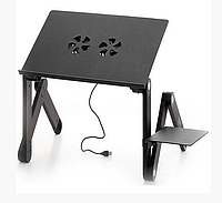 Столик підставка кулер для ноутбука Laptop table T8 підставка для ноутбука, A504