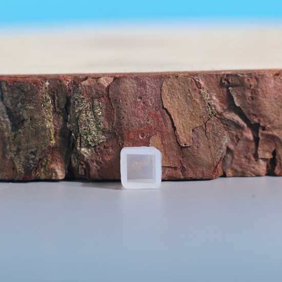 Форма для епоксидної смоли Finding Молд куб Білий Силікон 6 мм x 6 мм