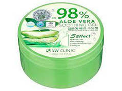 3W CLINIC універсальний Гель АЛОЕ Aloe Vera Soothing Gel 98%, 300 мл