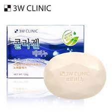 3W CLINIC кускове Мило КОЛАГЕН Collagen beauty Soap, 120 гр