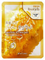 [3W CLINIC] НАБОР Тканевая маска для лица МАТОЧНОЕ МОЛОЧКО Fresh Royal Jelly Mask Sheet