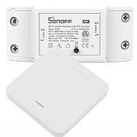 Sonoff RF R2 Радио (433 МГц) + WIFI Беспроводной Выключатель Для Умного Дома c таймером ANDROID, iOS + Настенный пульт (плоский)