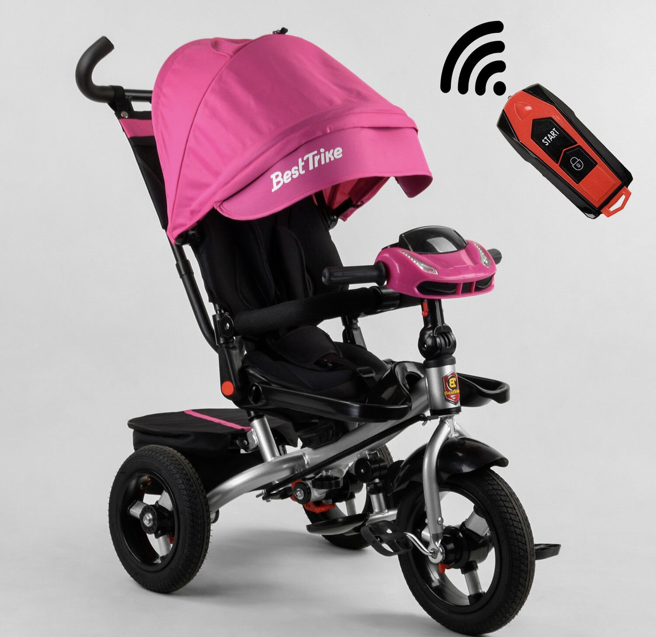 Дитячий триколісний велосипед YLT 6088 F — 330-58 Best Trike, поворотне сидіння, складане кермо, пульт