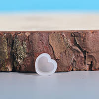 Форма для епоксидної смоли Finding Молд серце Білий Силіконовий 10 мм x 10 мм