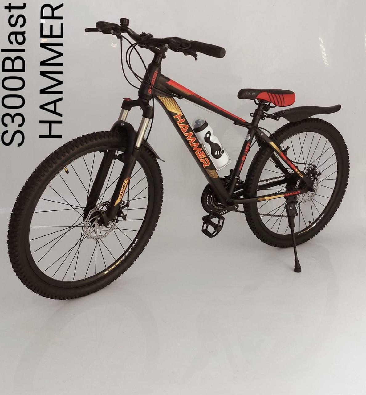 Гірський алюмінієвий велосипед S300 BLAST-БЛАСТ 27,5 дюймів Японія Shimano Чорно-жовтогарячий