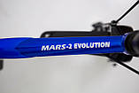 Дитячий легкий магнієвий велосипед зі складаним кермом MARS 2 Evolution -18 дюймів від 8 років Синій, фото 9