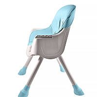 Go Дитячий стільчик із ременями для годування Bestbaby BS-508 Blue домашній складаний стілець для малюків
