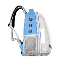 Go Рюкзак-переноска для котів сумка Taotaopets 256604 Blue Panoramic Cats сумка-контейнер 34*28*40 cm