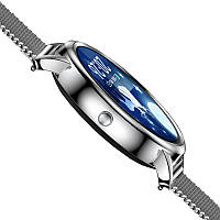 Go Smart watch Lemfo MK20 Silver підрахунок кроків вимірювання пульсу Android IOS