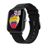 Go Smart watch Colmi P8 Black для измерения пульса Bluetooth умные часы
