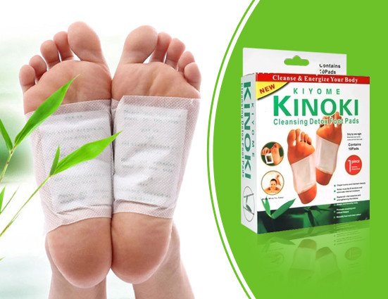 Пластирі Кіноки для виведення токсинів Kinoki, 5 пар/уп.