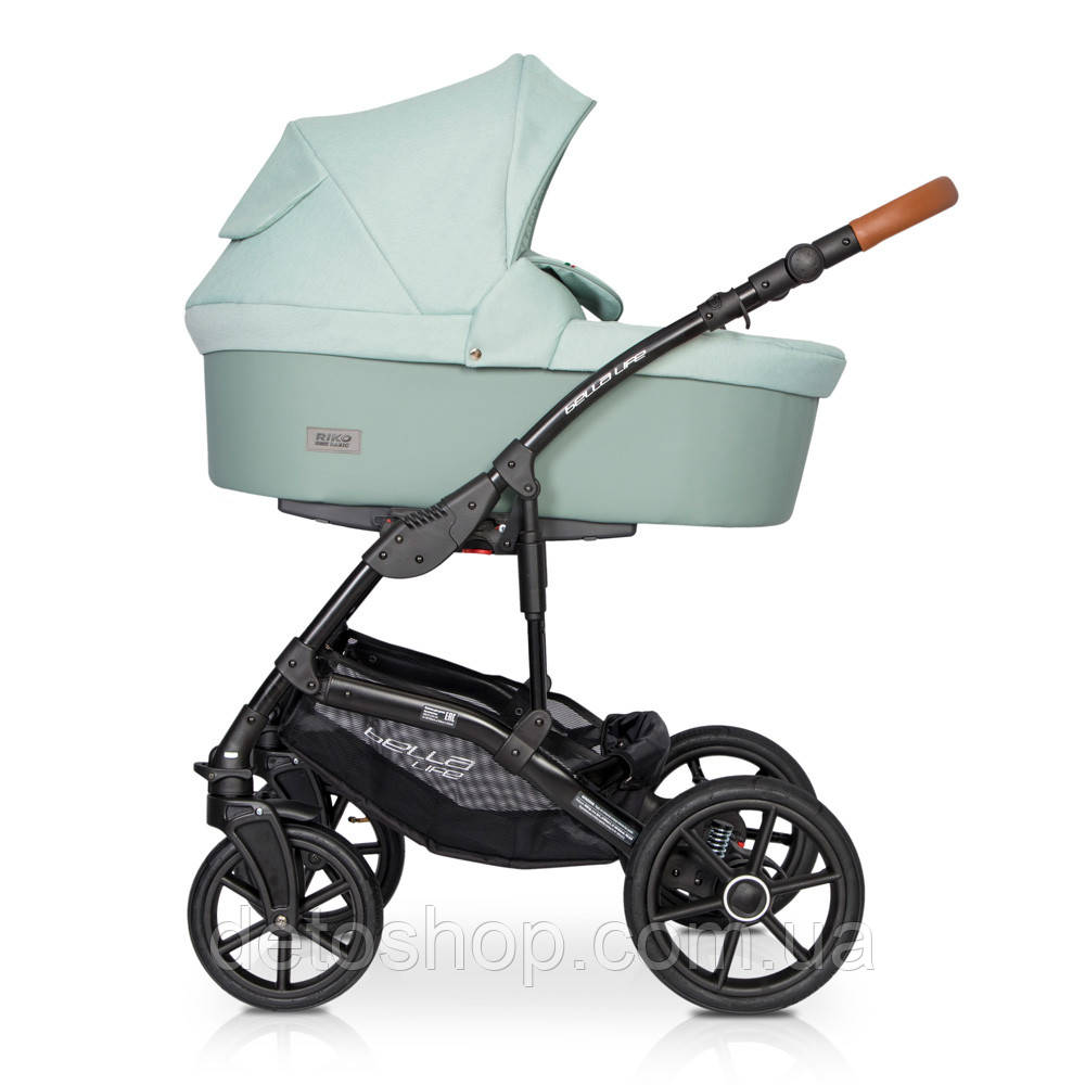 Дитяча універсальна коляска 2 в 1 Riko Bella Life 02 Basil