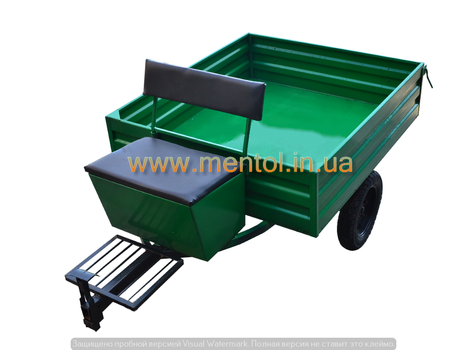 Причіп до мотоблоку ZV ПМ-300 (1,3х1,15 м, з колесами)