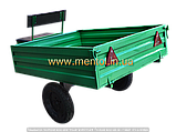 Причіп до мотоблока ZV ПМ-300 (1,3х1,15 м, з колесами), фото 3