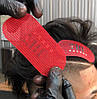 Липучка фіксатор для волосся Tru Barber червона 2шт/уп, фото 2