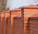 Накривання парапету для огорожі з оцинкованої сталі завтовшки 0.4 мм для ширини 300 мм, фото 6