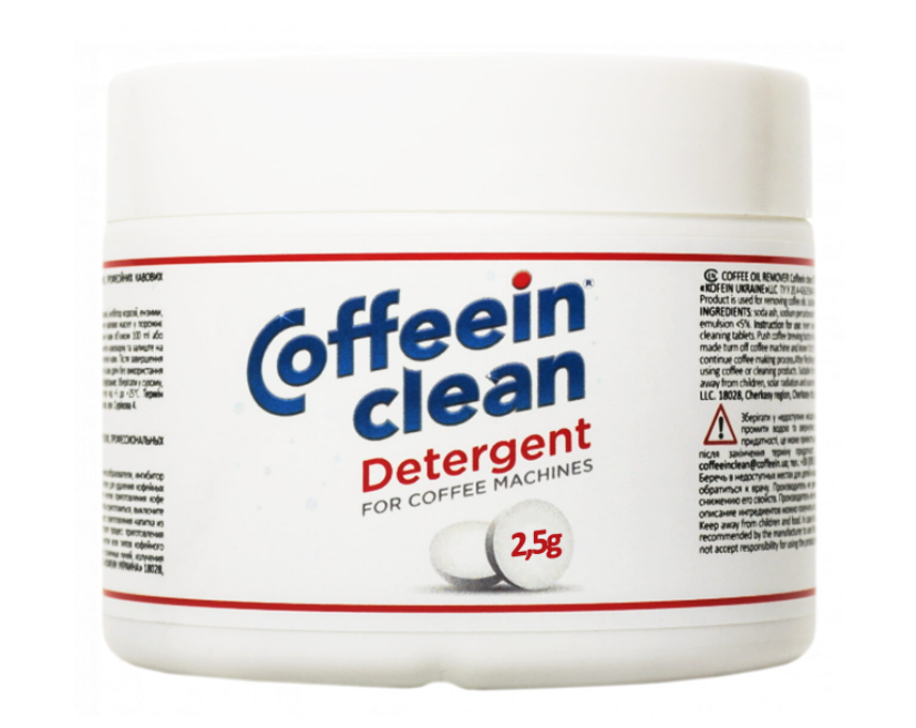 Засіб Coffeein clean Detergent 2.5 г таблетка для чищення від кавових олій 80 шт.