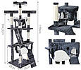 Когтеточка будиночок для кішок 170 см сірий 2781 / 1952A, фото 10