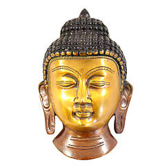 Маска Будда бронза 14x8x5 см