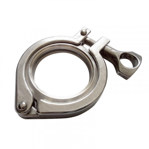 Кламповое з'єднання в зборі 3" дюйма (плоский штуцер)