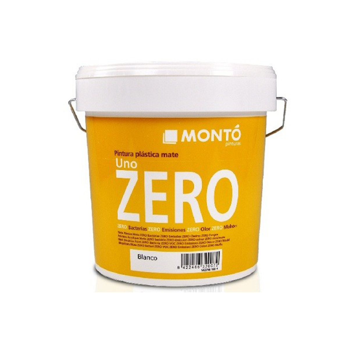 Інтер'єрна фарба для стін і стелі Monto Uno Zero 4л, фото 1