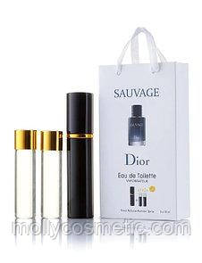 Чоловічі мініпарфуми Sauvage 3 * 15 ml