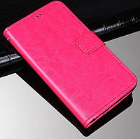 Чехол Fiji Leather для Blackview A60 Plus книжка с визитницей розовый