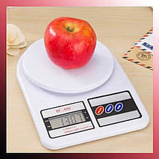 Кухонні ваги Kitchen skale SF-400 на 5 кг електронні BF, фото 2