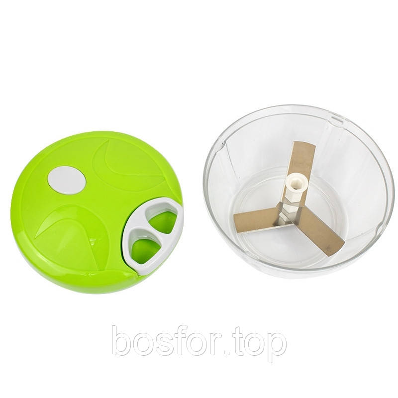Механічний ручний подрібнювач для овочів і фруктів Easy Spin Cutter з мотузкою BF