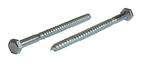 Шуруп шестигранний Technics для рейок та лаг М12 х 100 мм 20 шт (25-828)