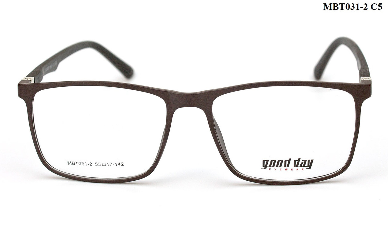 Чоловічі комп'ютерні окуляри в пластиковій оправі (для зору або нулівки) лінзи — Корея