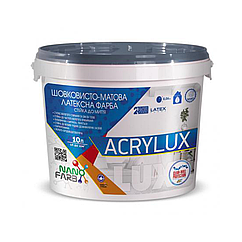 Латексна фарба NanoFarb Acrylux шовковисто-матова 10л