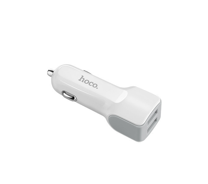 Адаптер HOCO CAR USB DOUBLE Z 23 (білий), фото 1