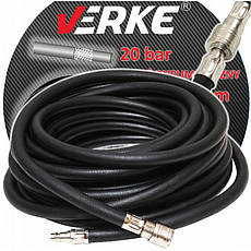 Шланг гумовий для пневмоінструменту VERKE V81357 10м, фото 3