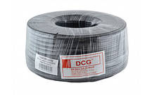 RG-59cu black-2x0.50 DCG 100м=1бхт (чорний)