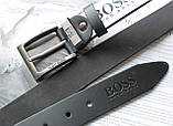 Чоловічий шкіряний ремінь у коробці, фото 4