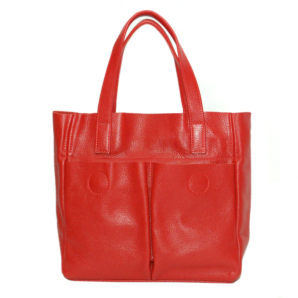 Жіноча сумка шкіряна 02 Червона, фото 1