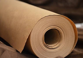 Крафт папір пакувальний, без печатки,0.7 х 50 метрів. Щільність 45 грам/м2.