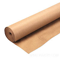 Крафт бумага для упаковки и творчества коричневая в рулоне 0.7 х 10 метров. 70г/м².