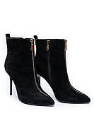 Женские черные замшевые ботинки Brocoly 37