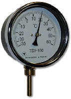 Термометри біметалічні радіальні ТБУ-100