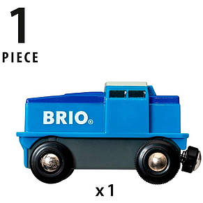 Вантажний локомотив для залізниці Brio на батарейках 33130, фото 4