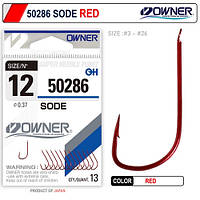 Гачки Owner Sode #16 14pcs Red 50286-16