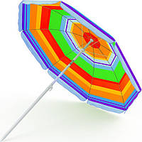 Зонт пляжный с регулировкой высоты 115-185 см 3407 R_7784