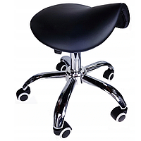 Косметичний стілець табурет Calissimo Saddlo-Black чорне S-023-B-XT R_7811