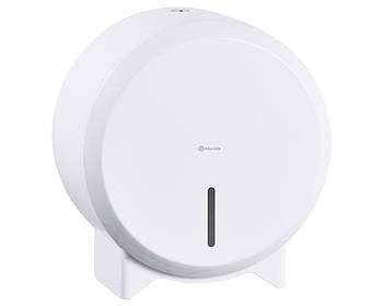 Тримач туалетного паперу джамбо білий металевий Stella Mini BSB201 Merida