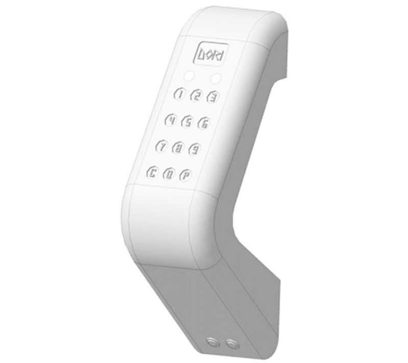 Замок кодовий DORI 4 WHITE 30-70мм