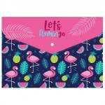 Папка-конверт А5 на кнопці "Flamingo", 180 мкм CF32013-09